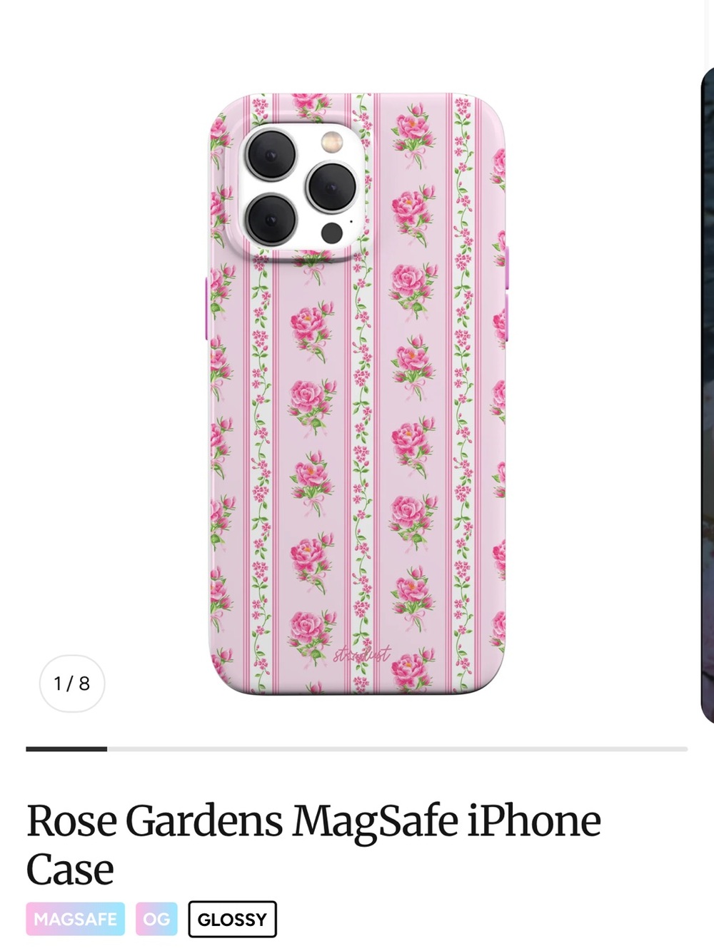 Stardust by Allie Rose Gardens MagSafe iPhone 16 Pro Max Case & MagSafe Ring